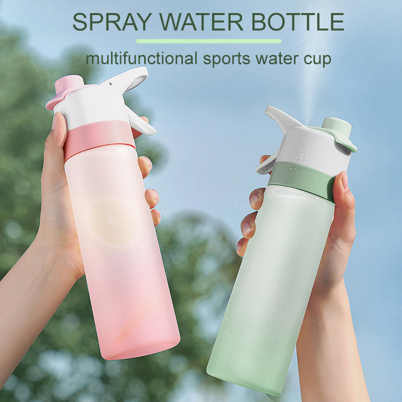 Portable Spray Water Bottle for Sports and Fitness, Large Capacity Mist Cup for Gym, Outdoor Running, Cycling, Travel, and Daily Hydration – Leakproof Drinkware Kitchen Gadget