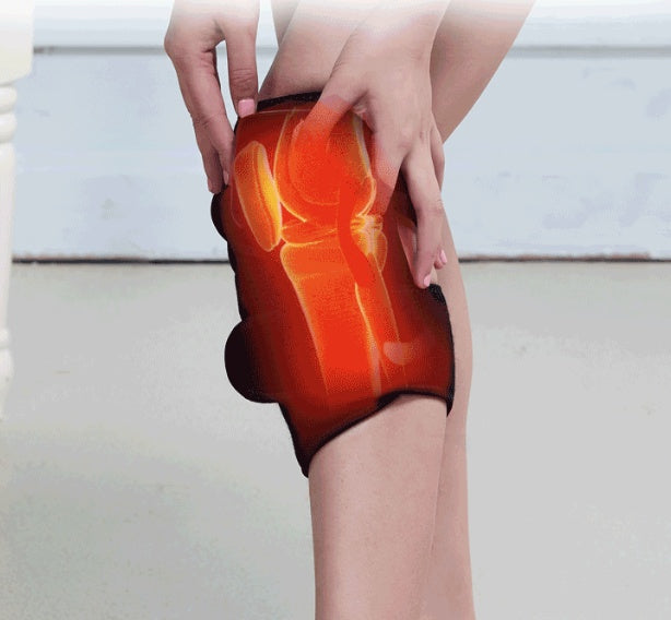 Electric Infrared Heating Knee & Elbow Massager – Smart Vibration Therapy Wrap for Joint Pain Relief, Physiotherapy & Muscle Relaxation | Rechargeable Massageador