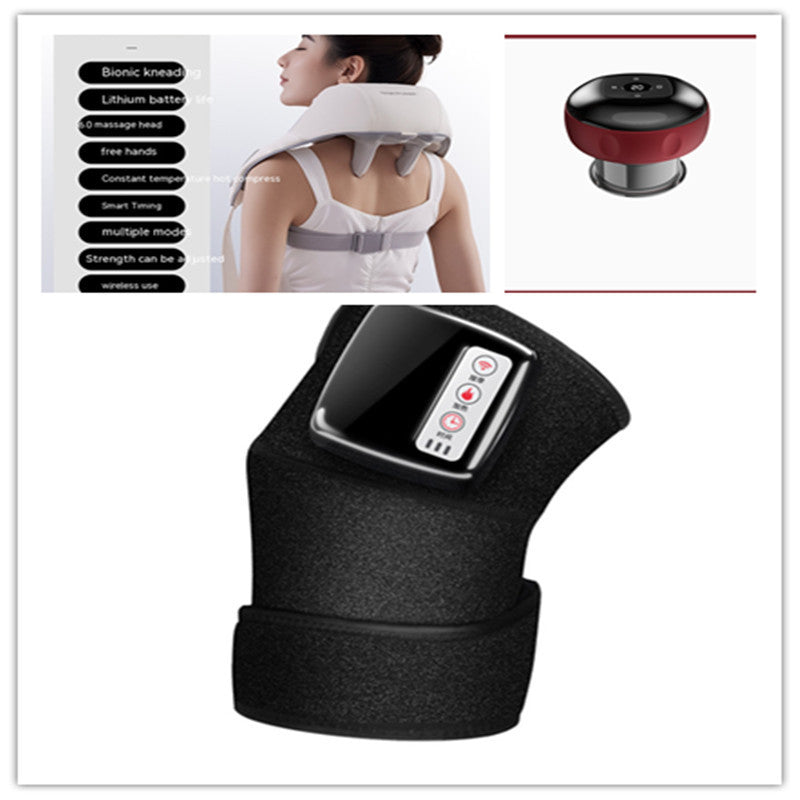 Electric Infrared Heating Knee & Elbow Massager – Smart Vibration Therapy Wrap for Joint Pain Relief, Physiotherapy & Muscle Relaxation | Rechargeable Massageador