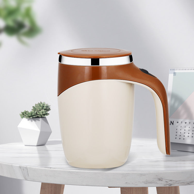 Rechargeable Self Stirring Mug – Magnetic Coffee Cup, Electric Milkshake Mixer, Portable Rotating Water Cup for Home, Office & Travel.