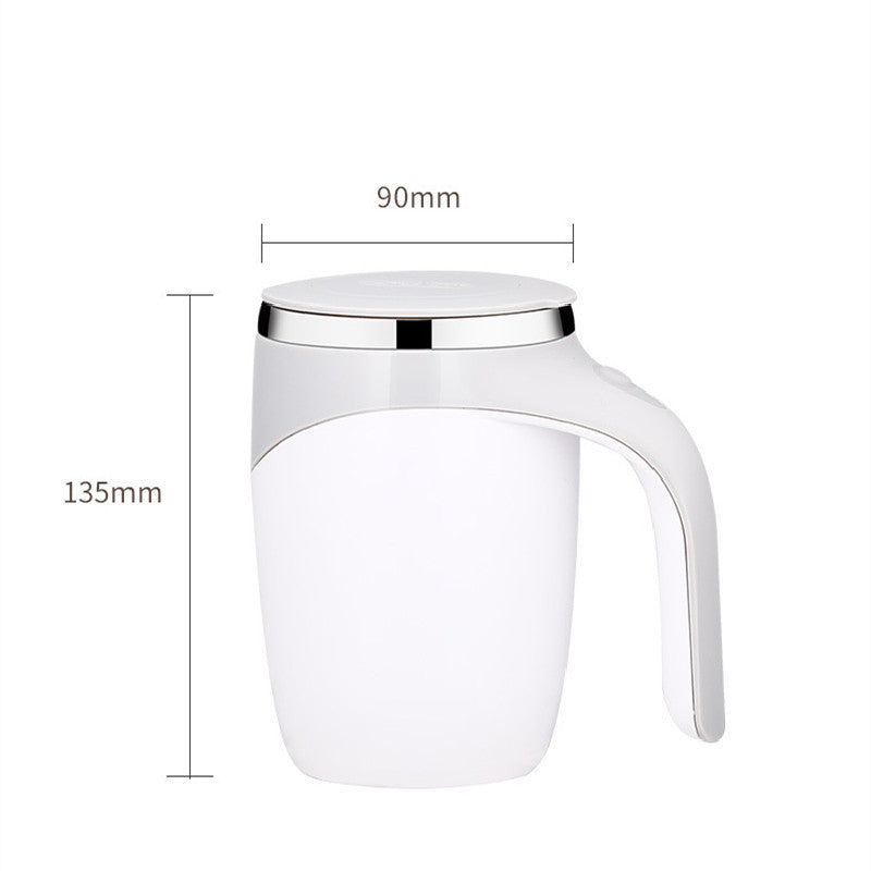 Rechargeable Self Stirring Mug – Magnetic Coffee Cup, Electric Milkshake Mixer, Portable Rotating Water Cup for Home, Office & Travel.