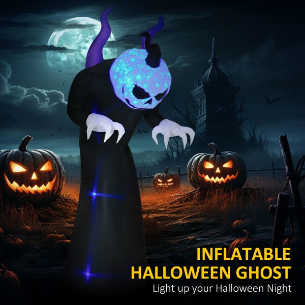 LED Halloween Ghost Decoration – Scary Outdoor Light-Up Figure for Yard, Garden & Party