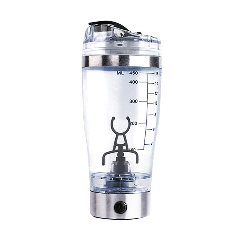Electric Protein Shaker Bottle USB Rechargeable – Portable Automatic Mixing Cup for Protein Shakes, Coffee, Milk & Fitness Drinks