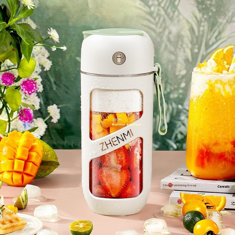 Portable Household Multi-Functional Electric Blender – Rechargeable Smoothie Maker for Travel, Home & Office | Mini Fruit Juicer Cup