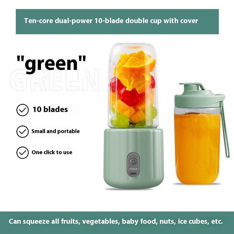 Mini Soybean Milk Maker & Portable Juicer Cup – Multifunctional Electric Blender for Fruit, Smoothies, Baby Food, Toddler Supplement, Household Mixer
