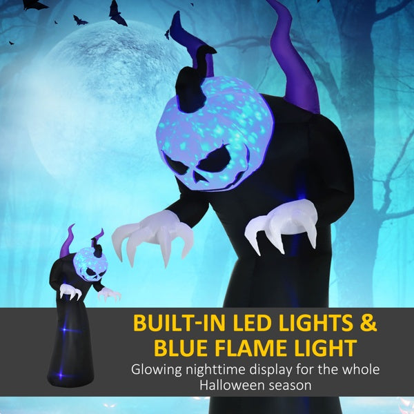 LED Halloween Ghost Decoration – Scary Outdoor Light-Up Figure for Yard, Garden & Party
