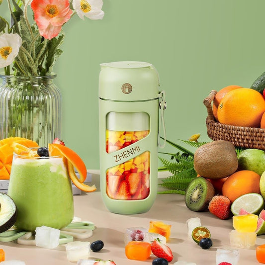 Portable Household Multi-Functional Electric Blender – Rechargeable Smoothie Maker for Travel, Home & Office | Mini Fruit Juicer Cup
