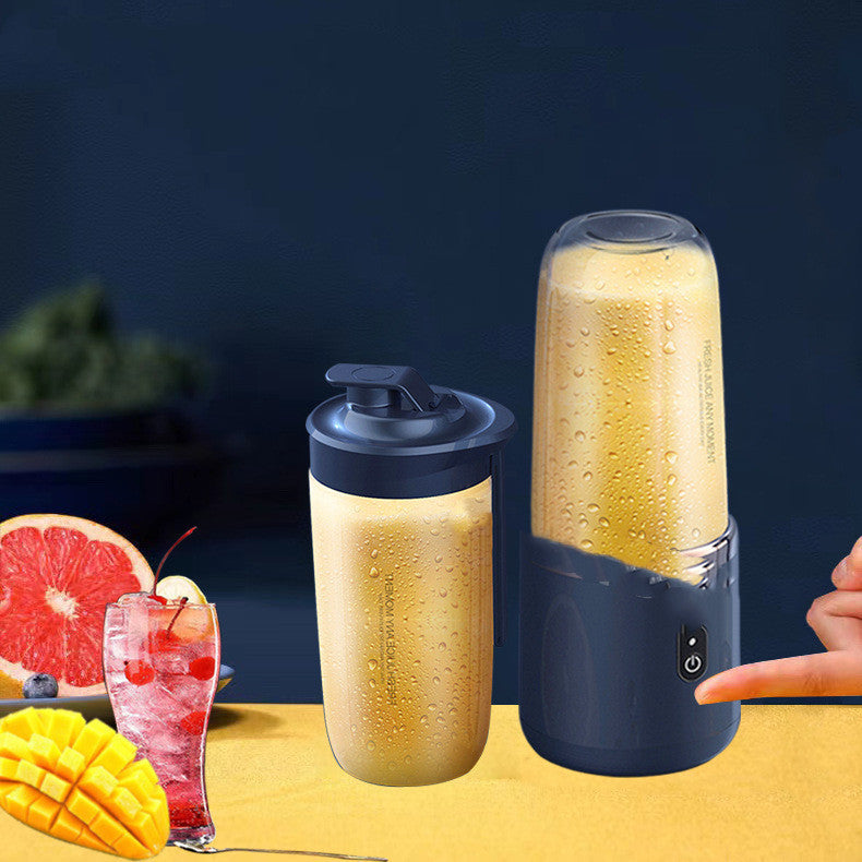 Portable Rechargeable Juicer Blender Cup – Mini Smoothie Maker, USB Charging, Personal Fruit Mixer, Travel & Household Juice Cup