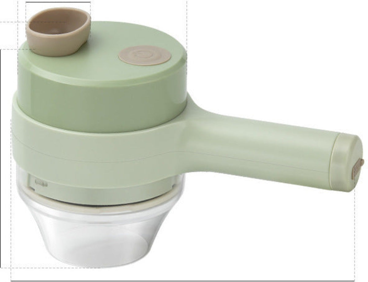 Mini Electric Vegetable Chopper – Handheld Garlic Masher, Meat Mincer & Salad Cutter