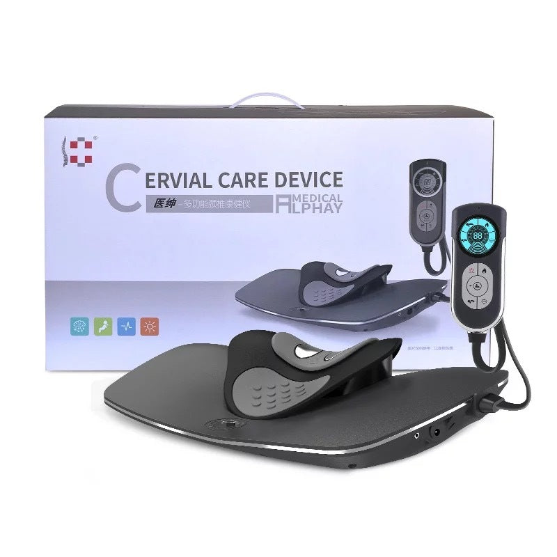Air Cervical Traction Massager – Neck, Shoulder & Back Pain Relief Device with Adjustable Support
