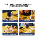 Delmar Mini Electric Garlic Maker – Luxury Portable Wireless Chopper for Effortless Garlic, Onion, Chili, Nuts & Baby Food | Compact Design, USB Rechargeable, Easy Clean by ALLUXESS