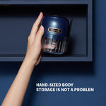 Delmar Mini Electric Garlic Maker – Luxury Portable Wireless Chopper for Effortless Garlic, Onion, Chili, Nuts & Baby Food | Compact Design, USB Rechargeable, Easy Clean by ALLUXESS