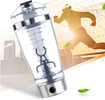 Electric Protein Shaker Bottle USB Rechargeable – Portable Automatic Mixing Cup for Protein Shakes, Coffee, Milk & Fitness Drinks
