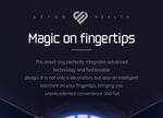 Smart Ring R500 Black – Multifunction NFC Smart Ring for Android & iOS | Waterproof Fitness & Health Tracker