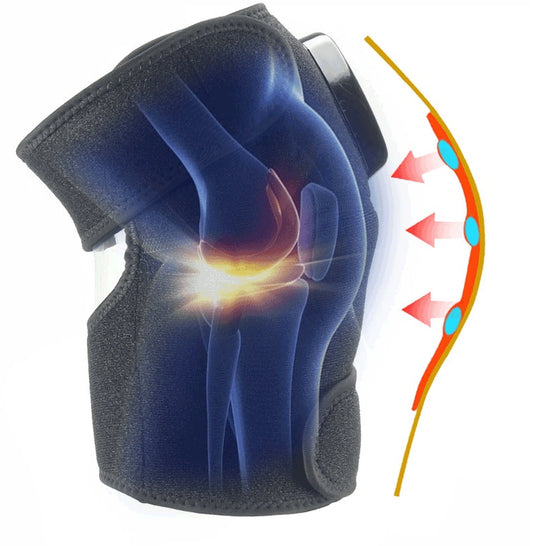 Electric Infrared Heating Knee & Elbow Massager – Smart Vibration Therapy Wrap for Joint Pain Relief, Physiotherapy & Muscle Relaxation | Rechargeable Massageador