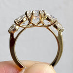 Senior Affordable Luxury Style Women's Round Inlaid Zircon Ring