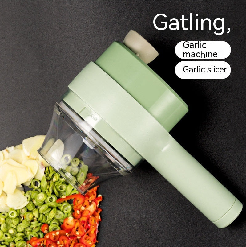 Mini Electric Vegetable Chopper – Handheld Garlic Masher, Meat Mincer & Salad Cutter