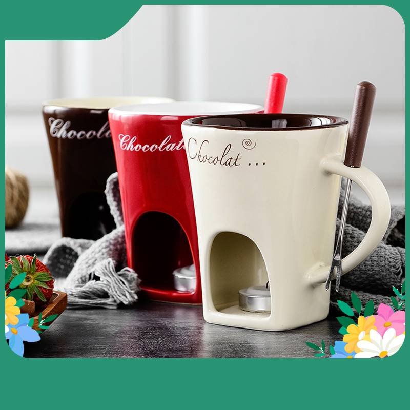 Mini Electric Fondue Mug – Chocolate & Cheese Warmer