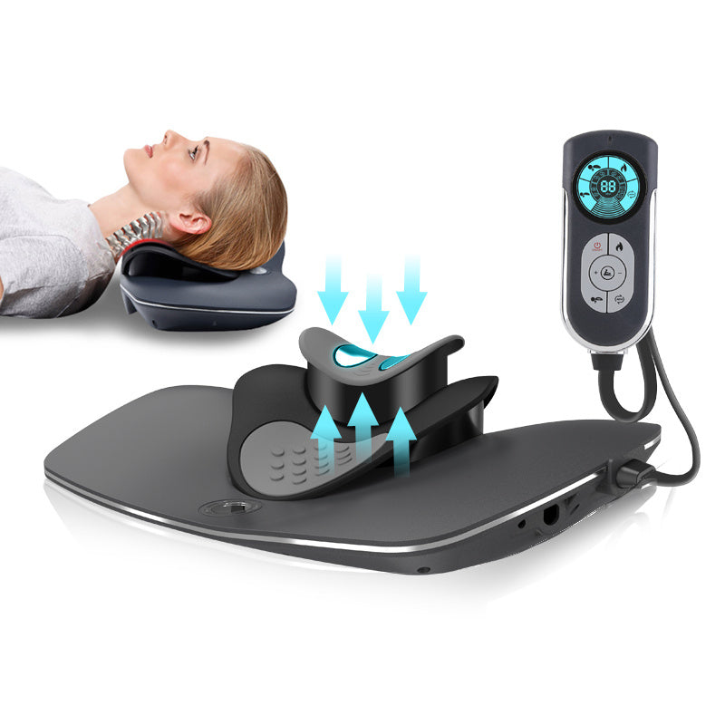 Air Cervical Traction Massager – Neck, Shoulder & Back Pain Relief Device with Adjustable Support