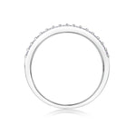 Luxury Fashion Double Row Diamond Ring With Moissanite Silver Ring