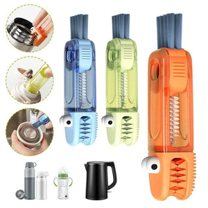 3-in-1 Bottle & Straw Cleaning Brush – Multifunctional Kitchen Detail Cleaning Tool