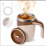 Rechargeable Self-Stirring Mug | Magnetic Electric Coffee & Milkshake Mixer Cup