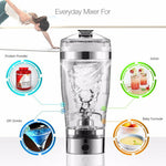 Electric Protein Shaker Bottle USB Rechargeable – Portable Automatic Mixing Cup for Protein Shakes, Coffee, Milk & Fitness Drinks