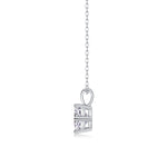 Romantic Mark - A Fashionable And Luxurious Diamond Jewelry Pendant Set With 2-carat Moissanite S925 Sterling Silver